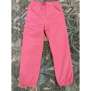 Jan & Jul Kids Fleece Lined Rain Pants Water Proof Hot Pink 8 Years NEW